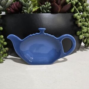 Cobalt Blue Tea Bag Holder / Spoon Rest Le Creuset  NEW